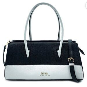 Trina Turk Colorblock Satchel or Crossbody Bag Purse NWT